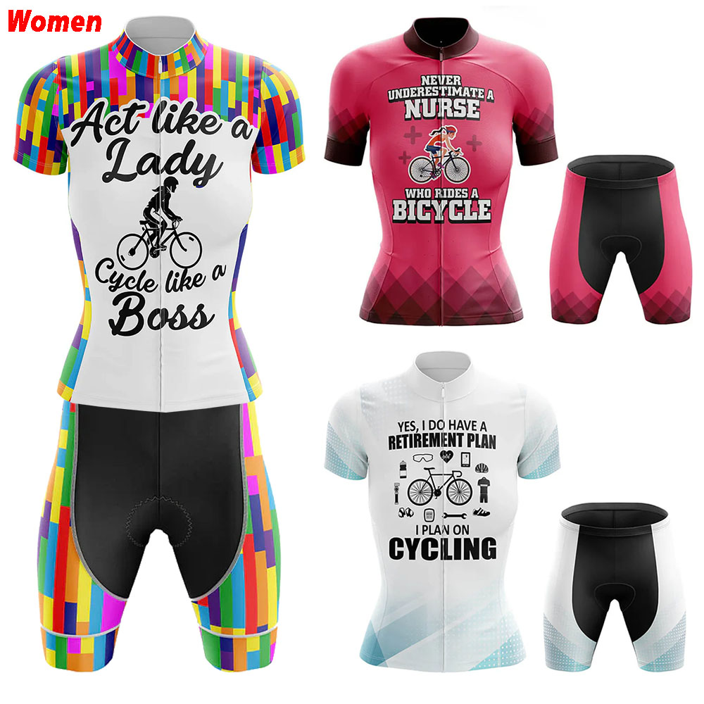 Mountain Biking Outfits Women - Одежда для велоспорта медсестры из полиэстера,